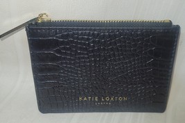 Katie Loxton Coin Credit Card Zippered with Gold Logo Bag Coin Purse - $12.86