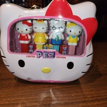 Limited Edition Hello Kitty Pez Set with candy inside, Hello Kitty case - £14.62 GBP