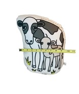 Cow Calf Plush Pillow Kara Burke Peta &quot;Babies Belong With Their Mothers” - $443.48 MXN