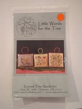 Little Words For The Tree Counted Cross Stitch Chart KNOTTED TREE Needle Art - £8.19 GBP