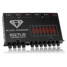 Black Diamond EQ7LS: 7-Band Graphic Equalizer with Subwoofer Control Sec... - $72.99