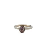 Vintage Retired Pandora Signed ALE Sterling Amethyst Tied Together Ring ... - $54.45
