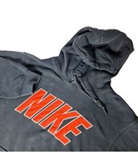 Nike Men&#39;s Pullover Hoodie Size XL Navy Blue Logo Spell Out Casual Winter - $60.99 CAD