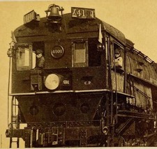 1961 Cab In Front 4201 Train Railroad Print Card Southern Pacific DWO5 - $665.05 MXN