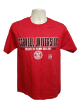 Cornell University College of Human Ecology Adult Small Red TShirt - £11.84 GBP