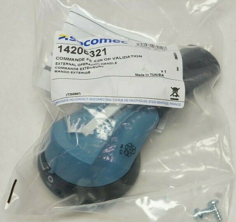 NEW Socomec Switch External Operation Handle 14206321 S2 142F211 - $16.73