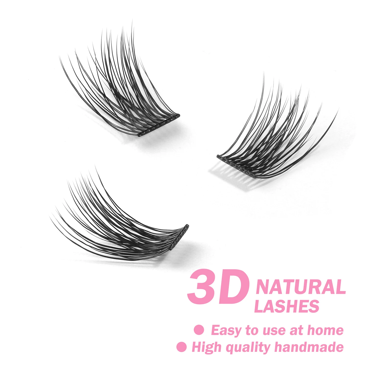 House Home MUSELASH C/D Curl 48 Volume Clusters Lashes DIY Extension Segmented L - £24.37 GBP