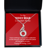 Teddy Bear Collector Niece Necklace Birthday Gifts - Phoenix Pendant Jewelry  - £40.55 GBP