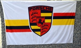Porsche Flag Yellow 3X5 Ft Polyester Banner USA - £12.64 GBP