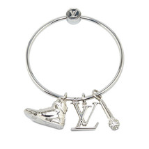 Louis Vuitton Metal Keyring Women Silver One Size - $632.70