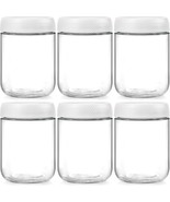 Netany 6-Pack 16Oz Glass Jars With Airtight Lids, Overnight Oats, White - $37.92