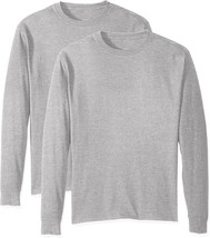 Hanes Men&#39;s Essentials Long-Sleeve T-Shirt Crewneck Cotton T-Shirts Men ... - $28.29