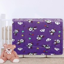 Unicorn Purple Color Baby Girls Blanket With Sherpa Softy And Warm - £35.60 GBP