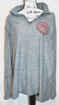 Buckle American Fighter Men&#39;s 1/2 Zip Heathered Gray Long Sleeve Pullover 2XL - £11.89 GBP