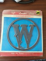 Vintage 6&quot; Lustre Line NOS Decorative plastic Letter &quot;W &quot; - £7.90 GBP