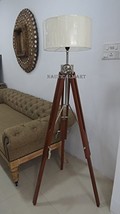Classic Vintage Tripod Floor Lamp Corner Home Decor Lamp By Nauticalmart - $197.01