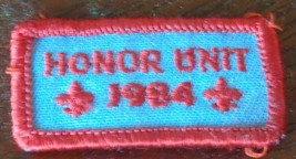 Vintage Scout Honor Unit Sew-On/Iron-On Patch – Gently Used – VGC – COLL... - £4.75 GBP