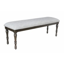 Steve Silver Linnett Bench, Gray, Traditional Styling with a Modern Twist for Di - £215.46 GBP