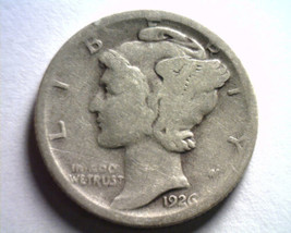 1926-D Mercury Dime About Good / Good AG/G Nice Original Coin Bobs Coin 99c Ship - £3.93 GBP