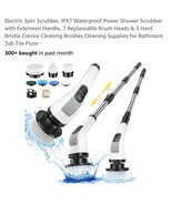 Electric Spin Scrubber, IPX7 Waterproof Power Shower Scrubber with Exten... - $54.41 CAD