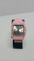 Geneva 6778 Women&#39;s Pink Rhinestone Bracelet Watch - $9.89