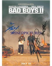 BAD BOYS 2 CAST SIGNED AUTOGRAPHED 8X10 RP PHOTO WILL SMITH &amp; MARTIN LAW... - £15.17 GBP