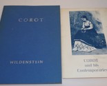 Jean-Baptiste Camille COROT 2 1960&#39;s  Exhibition Catalogs,  Paintings - £11.83 GBP
