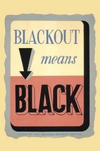 Blackout Means Black by CH - Art Print - £17.29 GBP+