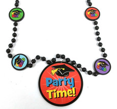Party Time! Mortarboard Graduation Mardi Gras Bead Necklace &quot;Grad&quot; Beads - $3.99