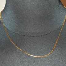 Beautiful 18&quot; 18K Gold Plated Necklace - £43.94 GBP