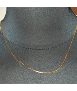 Beautiful 18&quot; 18K Gold Plated Necklace - £44.61 GBP