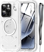 Waterproof Clear iPhone 15 Pro Case with MagSafe and Military-Grade Prot... - $27.10 CAD