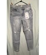 Seven 7 Tummyless High Rise Skinny Jeans Size 12 Amsterdam Color Distressed - $61.12 CAD