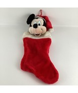 Disney Mickey Mouse Plush Character Christmas Stocking Holiday Holder Vi... - $54.06 CAD