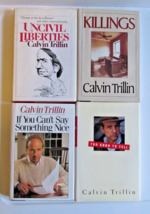 4 Book Lot Calvin Trillin Hardcover Uncivil Liberties Too Soon to Tell +2  1sts - £19.01 GBP