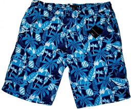 Saks Fifth Avenue Pure Linen Men&#39;s Blue White Cargo Casual  Shorts Size ... - $42.71