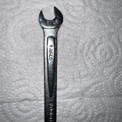 Vintage Easco 61 110 Open End Wrench 1/4" x 5/16" Made in USA Item image 2