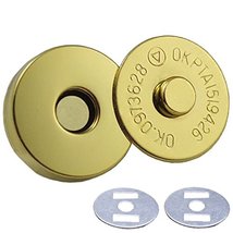 Bluemoona 50 Sets - Magnetic Purse Round Snap 3/4&quot; 18mm Clasps Closure Purse Han - £14.38 GBP