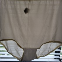 Vintage BALI Sheer Granny Panties Ivory Size XL Style 2633 - £9.57 GBP