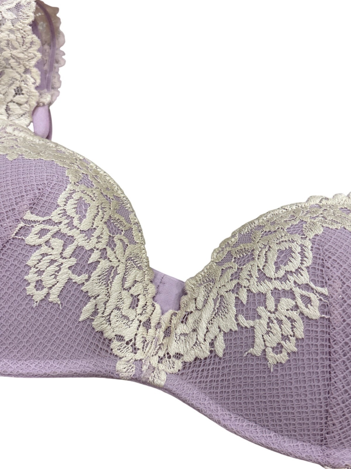 Intimissimi Womens Fair Orchid/Ivory Lace Bra 36C NWT Item image 2