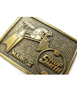 Vintage Shop Smith Mark V Belt Buckle Solid Brass USA BTS - £50.30 GBP