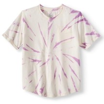 Wonder Nation Boys V Neck Pocket T Shirt Small (6-7) Lavender Tie dye NEW - $10.69