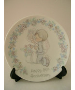 Precious Moments Huge LOT 5th Anniversary Porcelain Bisque Plates w Stan... - $31.63 CAD