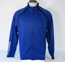 Adidas Golf Climaproof  Blue Lined Wind Track Jacket Mens Large NWT $120 - $98.99