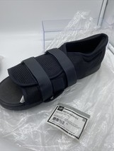 MEDLINE Semi rigid Post-Op 1 Shoe Black XLarge Men 12.5-14 Sz Adjustable... - $11.10