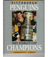 VINTAGE 1991 Pittsburgh Penguins Champions Commemorative Yearbook - £15.56 GBP