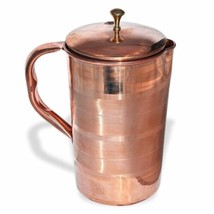 Copper Pitcher Pure Copper Jug pitcher Handmade, 54 Oz Ayurveda, Moscow Mule - $36.54