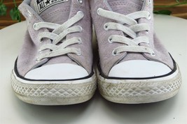 Converse All Star Youth Girls Shoes Size 3 M Purple High Top Fabric - £17.50 GBP