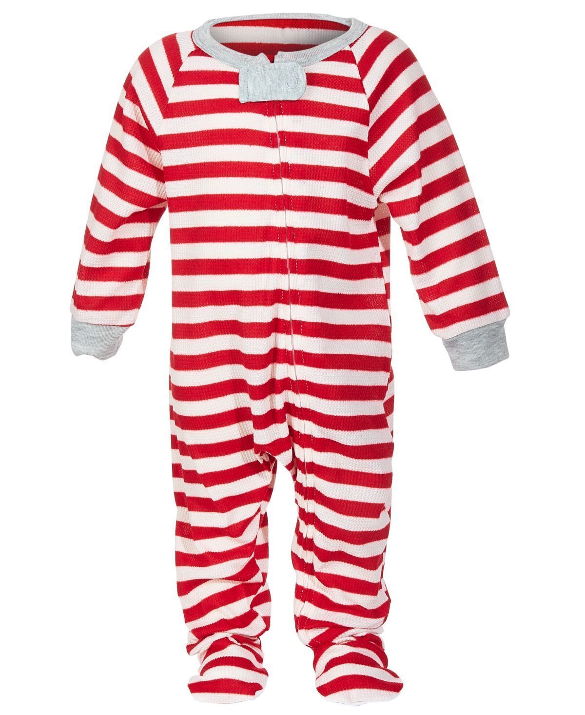 Primary image for allbrand365 designer Baby Matching Striped Footed Pajama Red Stripe Size 24M