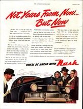 1946 Nash 600 Dark Blue 4-door Sedan art Vintage Print Ad e8 - £19.20 GBP